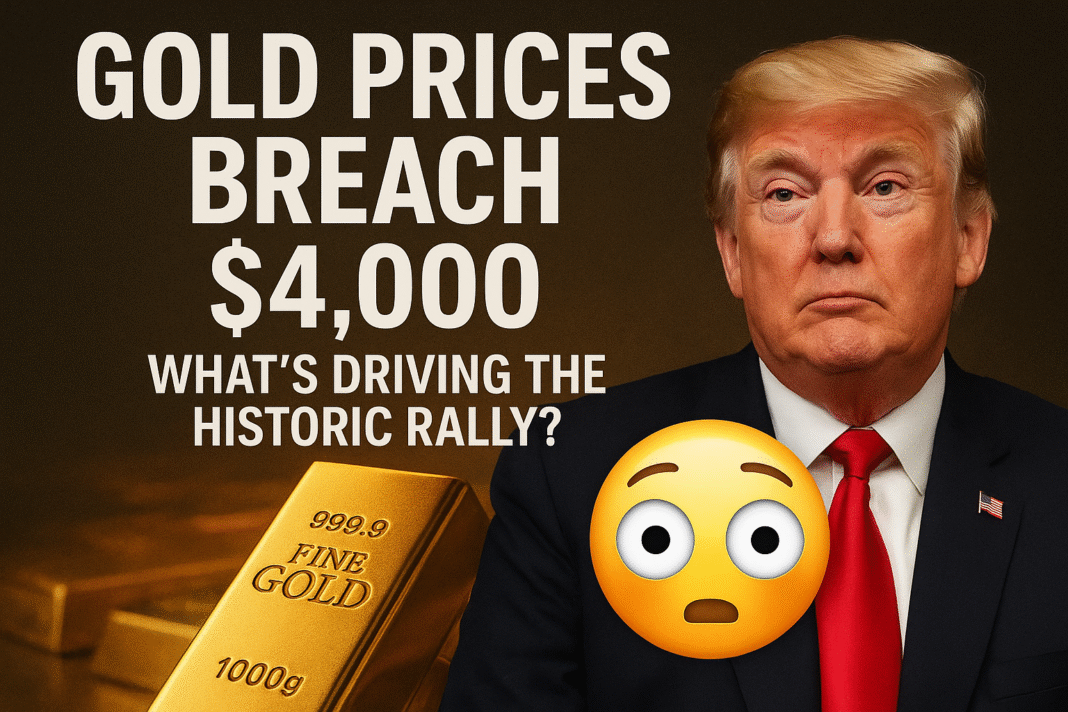 Gold Prices Breach $4,000: What’s Driving the Historic Rally?